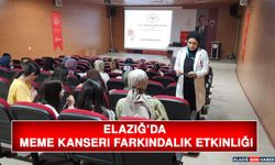 Elazığ'da Meme Kanseri Farkındalık Etkinliği