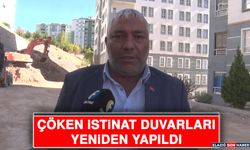 Çöken İstinat Duvarları Yeniden Yapıldı