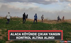 Alaca Köyünde Çıkan Yangın Kontrol Altına Alındı