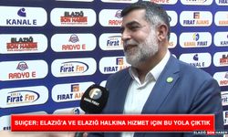 Suiçer: Elazığ’a Ve Elazığ Halkına Hizmet İçin Bu Yola Çıktık