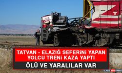 Tatvan - Elazığ Seferini Yapan Yolcu Treni Kaza Yaptı