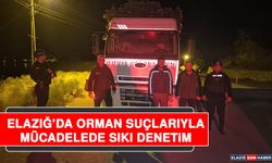 Elazığ’da Orman Suçlarıyla Mücadelede Sıkı Denetim