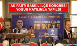 AK Parti Baskil İlçe Kongresi Yoğun Katılımla Yapıldı