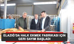 Elazığ’da Halk Ekmek Fabrikası İçin Geri Sayım Başladı