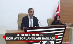 İl Genel Meclisi Ekim Ayı Toplantıları Başladı