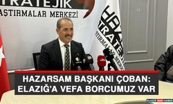 HAZARSAM Başkanı Çoban: Elazığ’a Vefa Borcumuz Var