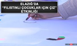 Elazığ’da “Filistinli Çocuklar İçin Çiz” Etkinliği