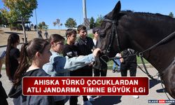 Ahıska Türkü Çocuklardan Atlı Jandarma Timine Büyük İlgi