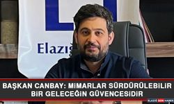 Başkan Canbay: Mimarlar Sürdürülebilir Bir Geleceğin Güvencesidir