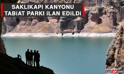 Saklıkapı Kanyonu Tabiat Parkı İlan Edildi