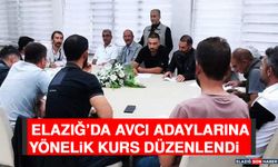 Elazığ’da Avcı Adaylarına Yönelik Kurs Düzenlendi