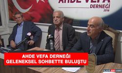 Ahde Vefa Derneği, Geleneksel Sohbette Buluştu