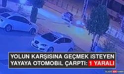 Yolun Karşısına Geçmek İsteyen Yayaya Otomobil Çarptı: 1 Yaralı