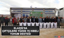 Elazığ’da Çiftçilere Yüzde 75 Hibeli Tohum Desteği