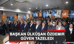 Başkan Ülküşan Özdemir Güven Tazeledi