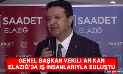 Genel Başkan Vekili Arıkan, Elazığ’da İş İnsanlarıyla Buluştu