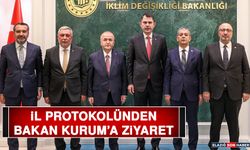 İl Protokolünden Bakan Kurum’a Ziyaret