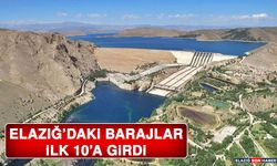 Elazığ’daki Barajlar İlk 10’a Girdi