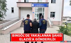 Bingöl’de Yakalanan Şahıs Elazığ'a Gönderildi