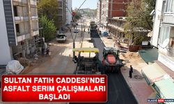 Sultan Fatih Caddesi’nde Asfalt Serim Çalışmaları Başladı