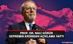 Prof. Dr. Naci Görür, Depremin Ardından Açıklama Yaptı