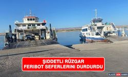 Şiddetli Rüzgar Feribot Seferlerini Durdurdu