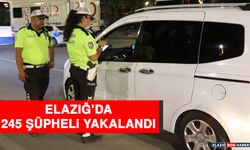 Elazığ’da 245 Şüpheli Yakalandı