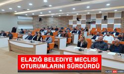 Elazığ Belediye Meclisi Oturumlarını Sürdürdü