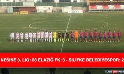 Nesine 3. Lig: 23 Elazığ FK: 3 - Silifke Belediyespor: 2