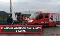 Elazığ’da Otomobil Takla Attı: 2 Yaralı