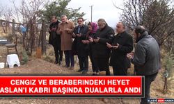 Cengiz Ve Beraberindeki Heyet Aslan’ı Kabri Başında Dualarla Andı