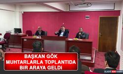 Başkan Gök, Muhtarlarla Toplantıda Bir Araya Geldi