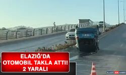 Elazığ’da Otomobil Takla Attı: 2 Yaralı