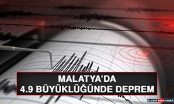 MALATYA'DA 4.9 BÜYÜKLÜĞÜNDE DEPREM