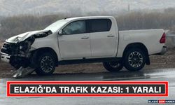 Elazığ’da Trafik Kazası: 1 Yaralı