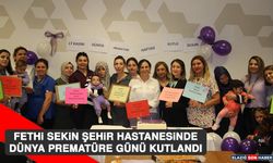 Fethi Sekin Şehir Hastanesinde Dünya Prematüre Günü Kutlandı