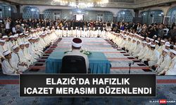 Elazığ’da Hafızlık İcazet Merasimi Düzenlendi