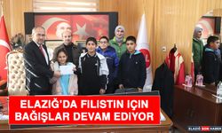 Elazığ’da Filistin İçin Bağışlar Devam Ediyor