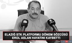 Elazığ STK Platformu Dönem Sözcüsü Erol Aslan Hayatını Kaybetti