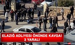 Elazığ Adliyesi Önünde Kavga: 3 Yaralı