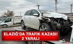 Elazığ’da Trafik Kazası: 2 Yaralı