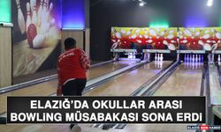 Elazığ’da Okullar Arası Bowling Müsabakası Sona Erdi