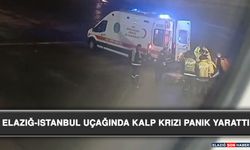 Elazığ-İstanbul Uçağında Kalp Krizi Panik Yarattı