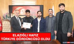 Elazığlı Hafız Türkiye Dördüncüsü Oldu