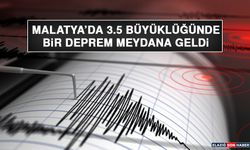 Malatya’da 3.5 Büyüklüğünde Deprem