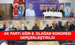 AK Parti Ağın 8. Olağan Kongresi Gerçekleştirildi