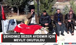 Şehidimiz Sezer Aydemir İçin Mevlit Okutuldu