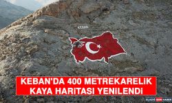 Keban'da 400 Metrekarelik Kaya Haritası Yenilendi