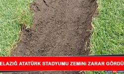 Elazığ Atatürk Stadyumu Zemini Zarar Gördü