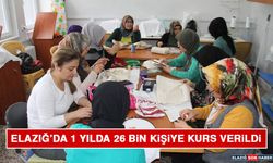 Elazığ'da 1 Yılda 26 Bin Kişiye Kurs Verildi